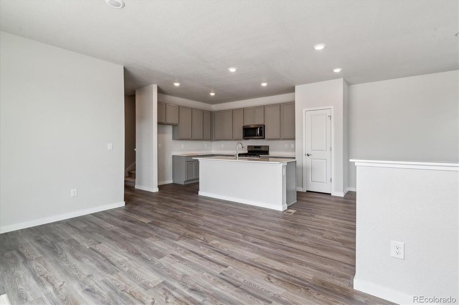 Spacious, unfurnished interior of a new home in Paired Homes at Alder Creek, Parker (Image 13). Spacious, unfurnished interior of a new home in Paired Homes at Alder Creek, Parker (Image 13).