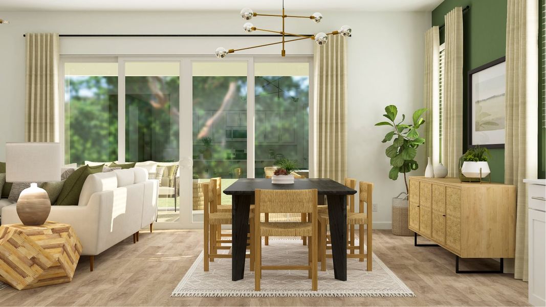 Dining area near the great room