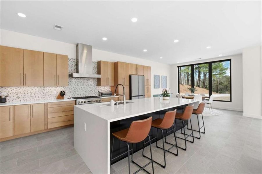 Furnished interior view inside a new home in , Talking Rock (Image 11).