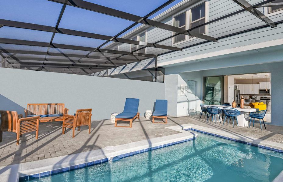 Image 8 representing the Castaway - End by Pulte Homes in Windsor Island Resort, Davenport, FL.