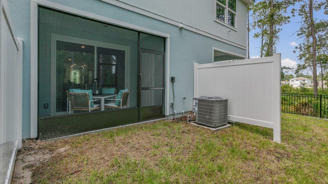 Exterior details and patio area of a home in Cordera, St. Augustine (Image 22). Exterior details and patio area of a home in Cordera, St. Augustine (Image 22).