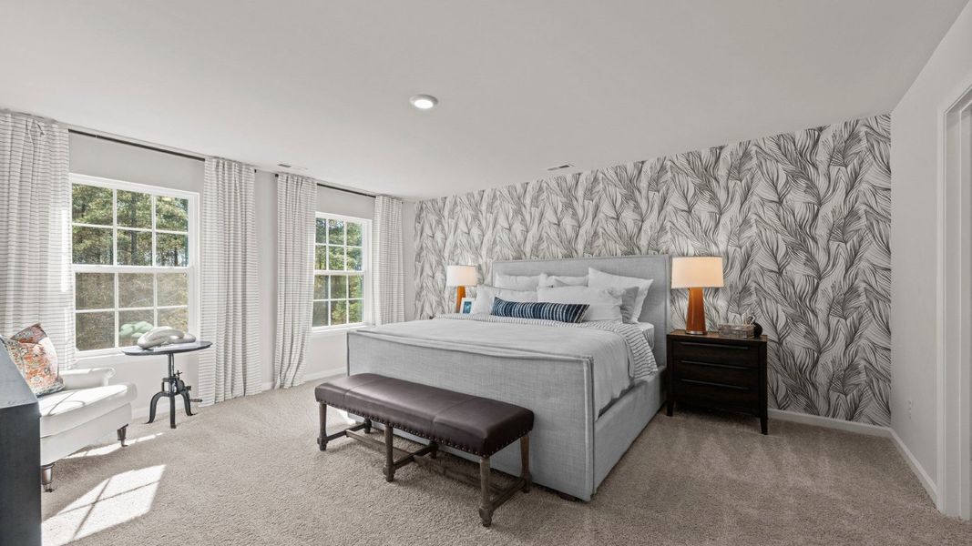 Furnished interior view inside a new home in West New Bern, New Bern (Image 26). Furnished interior view inside a new home in West New Bern, New Bern (Image 26).