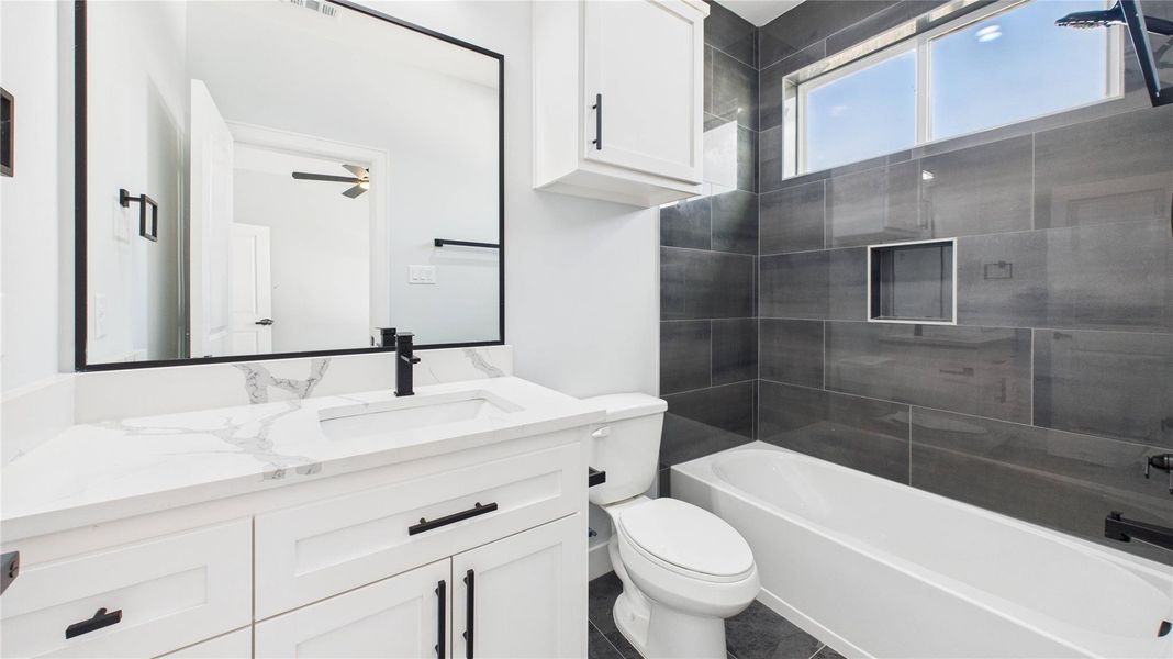 Furnished interior view inside a new home in , Houston (Image 11).