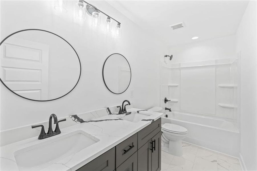 Furnished interior view inside a new home in , Braselton (Image 10).