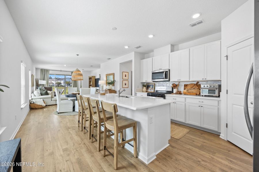 Furnished interior view inside a new home in , St. Augustine (Image 7).