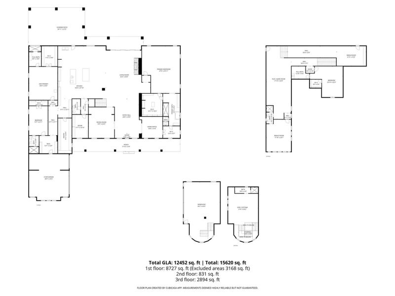 Complete Floor Plan. Measurements should be checked by the buyer and buyer's agent.