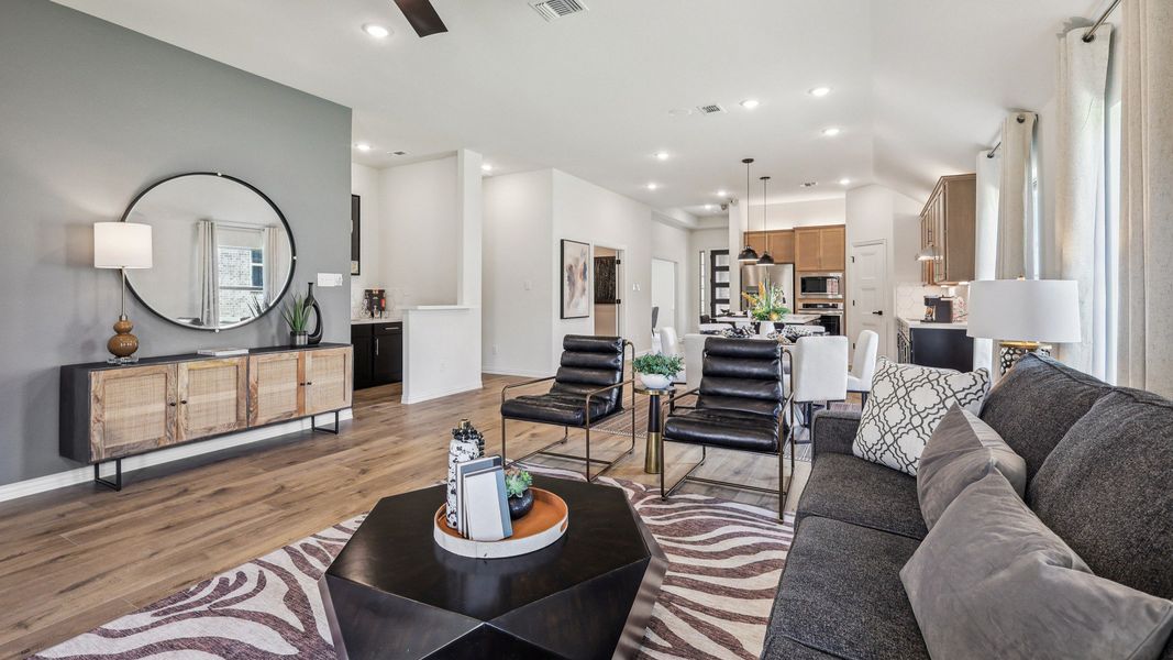 Representative furnished interior of a home built from the Oleander by Brightland Homes in Churchill, Anna (Image 9).