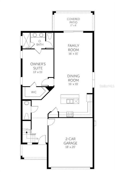 2D floor plan layout of this home in Hills of Minneola, Minneola, FL (Image 5). 2D floor plan layout of this home in Hills of Minneola, Minneola, FL (Image 5).