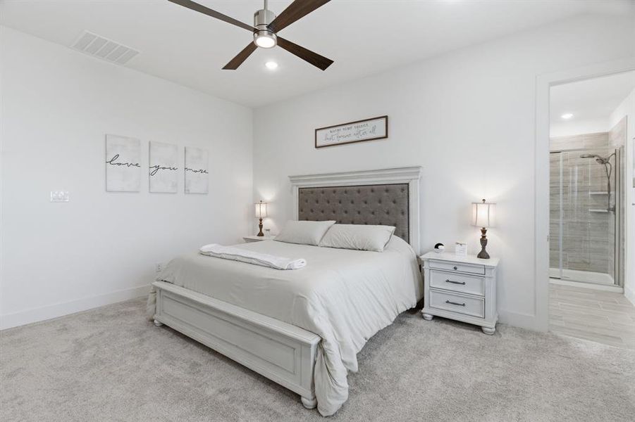 Furnished interior view inside a new home in Gatlin Ranch, Springtown (Image 11).