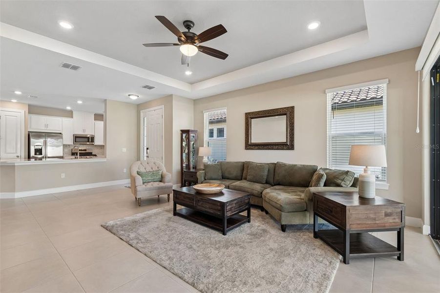 Furnished interior view inside a new home in , Wesley Chapel (Image 19).