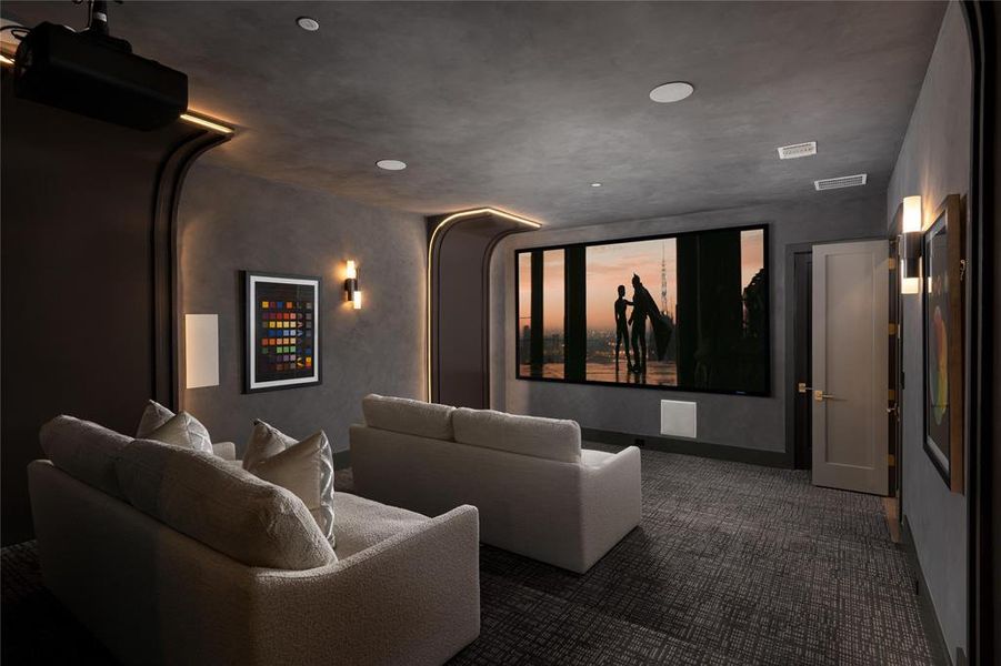 Furnished interior view inside a new home in , Frisco (Image 24).