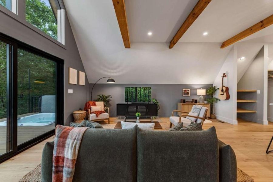 Furnished interior view inside a new home in , Blue Ridge (Image 6).