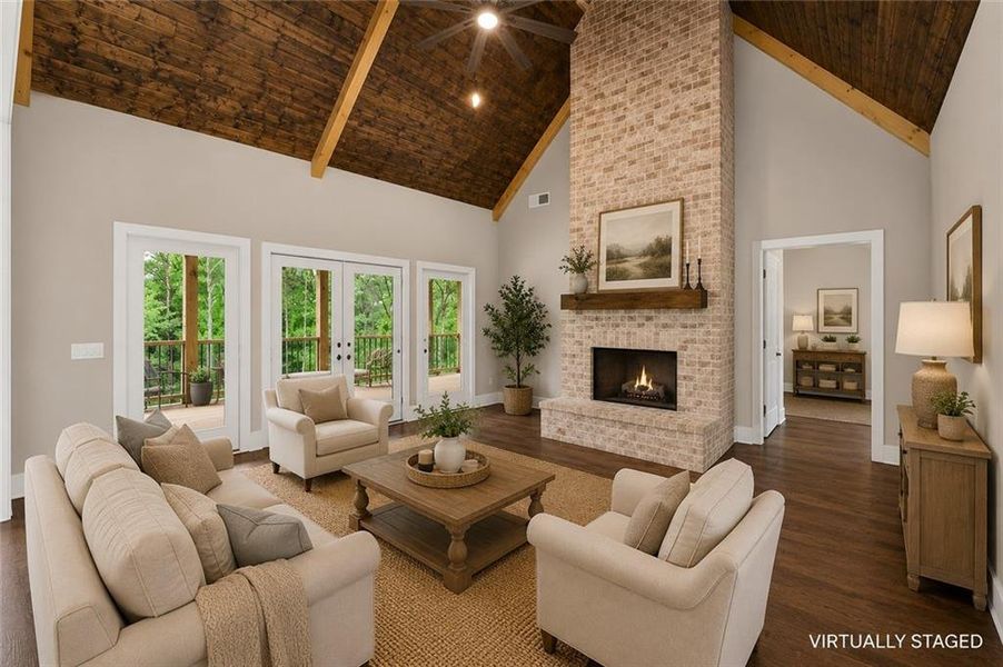 Furnished interior view inside a new home in , Fairmount (Image 20).