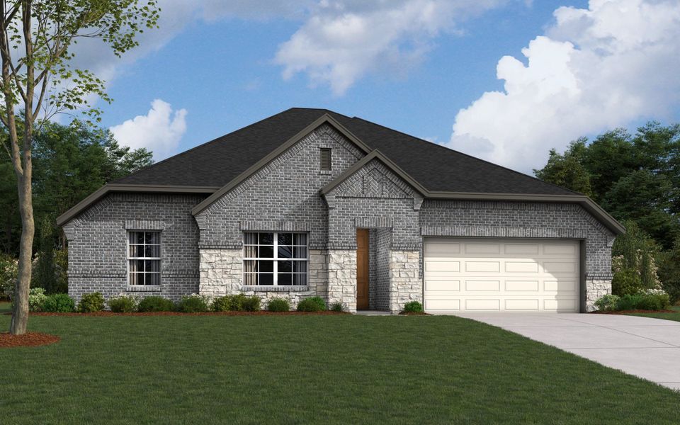 Representative exterior photo of a completed home built from the The Odessa by William Ryan Homes in Creekside, Royse City, TX (Image 7). Representative exterior photo of a completed home built from the The Odessa by William Ryan Homes in Creekside, Royse City, TX (Image 7).