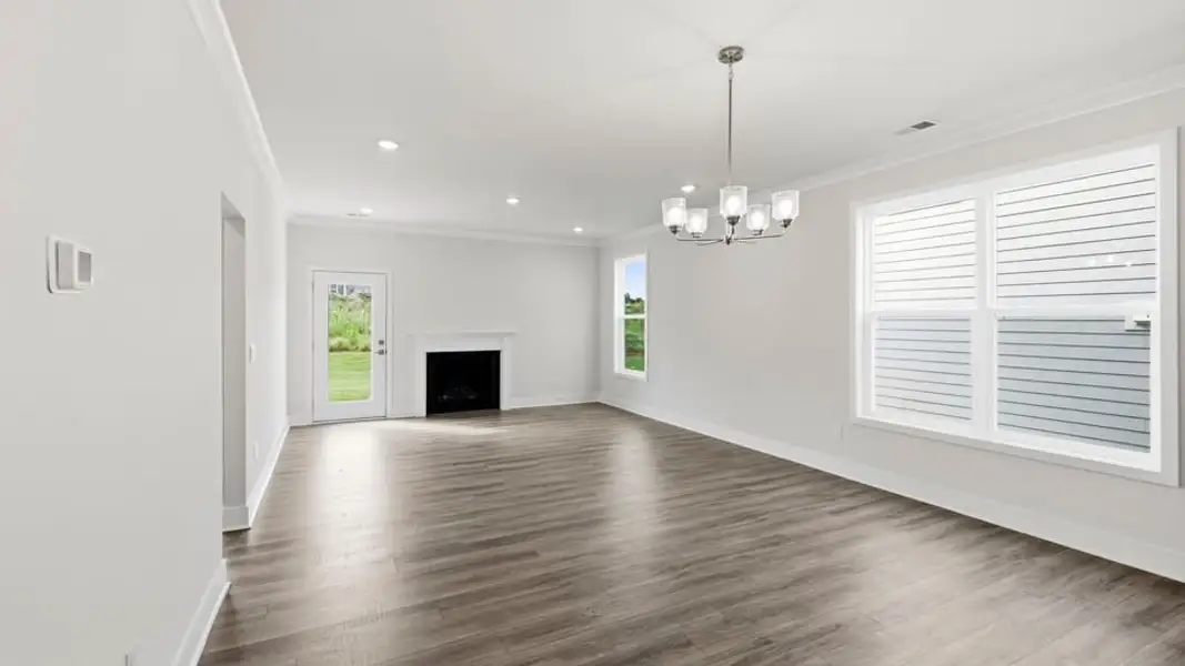 Spacious, unfurnished interior of a new home in Adams Glen, Greenville (Image 23). Spacious, unfurnished interior of a new home in Adams Glen, Greenville (Image 23).