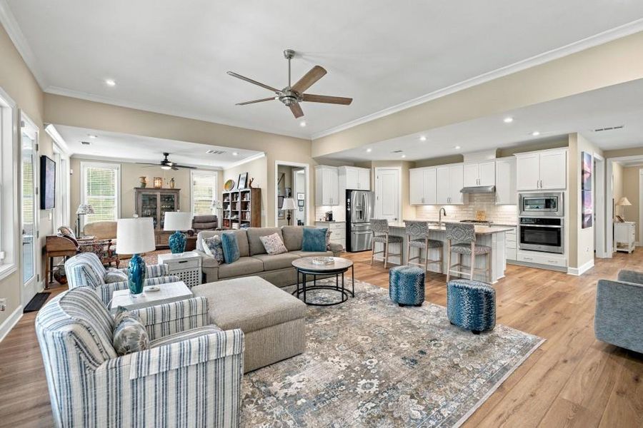 Furnished interior view inside a new home in , Hoschton (Image 15).