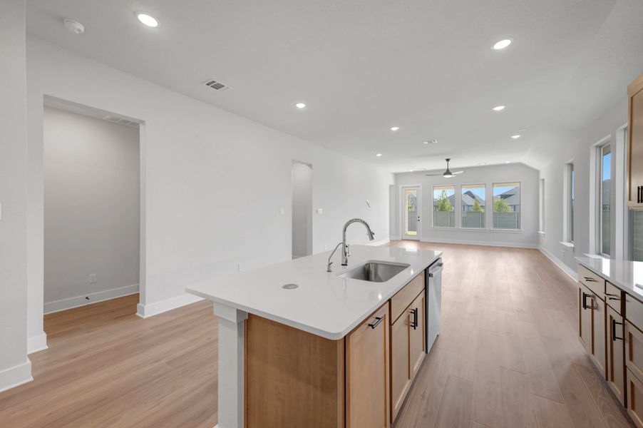 Furnished interior view inside a new home in Treeline, Justin (Image 5).