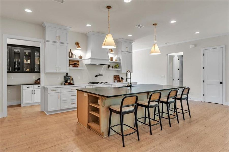 Furnished interior view inside a new home in , Dallas (Image 24).