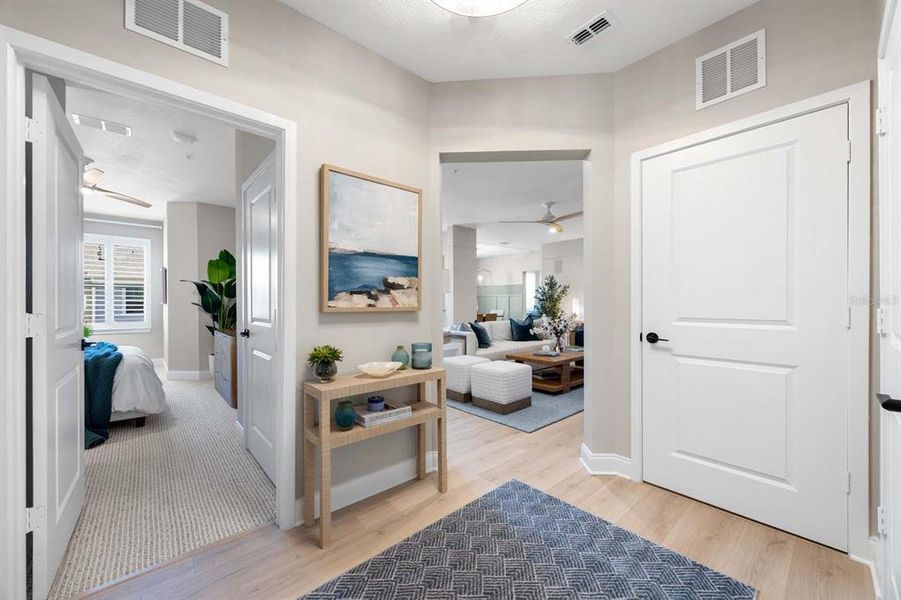 Furnished interior view inside a new home in Gatherings® of Lake Nona, Orlando (Image 12).