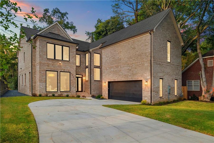 Front exterior of a new home in , Atlanta, GA, highlighting curb appeal (Image 32).