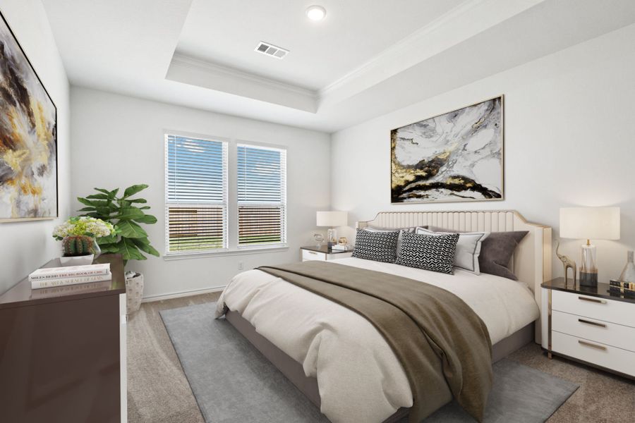 Virtually Staged Owner's Suite