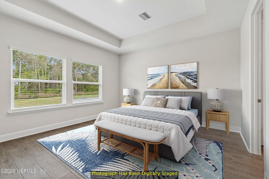 Furnished interior view inside a new home in Tributary 50', Yulee (Image 13). Furnished interior view inside a new home in Tributary 50', Yulee (Image 13).