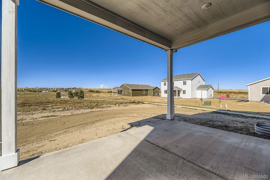 Covered Patio facing green space/park Covered Patio facing green space/park
