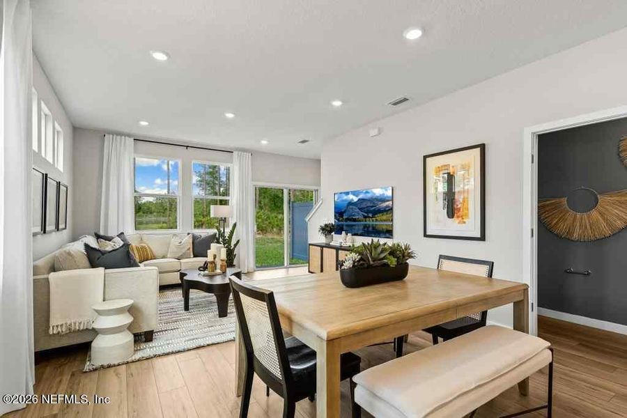 Furnished interior view inside a new home in , Jacksonville (Image 7).