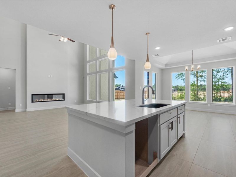 Furnished interior view inside a new home in COLTON®, Todd Mission (Image 7).