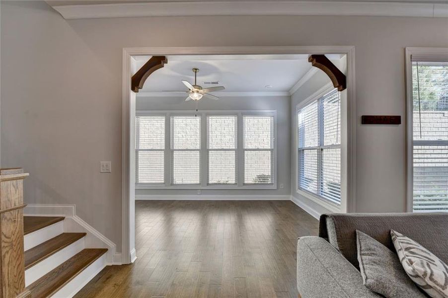 Spacious, unfurnished interior of a new home in , Duluth (Image 79).