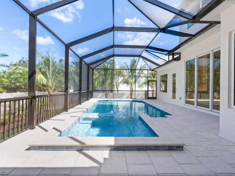 Exterior details and patio area of a home in , Sarasota (Image 35).