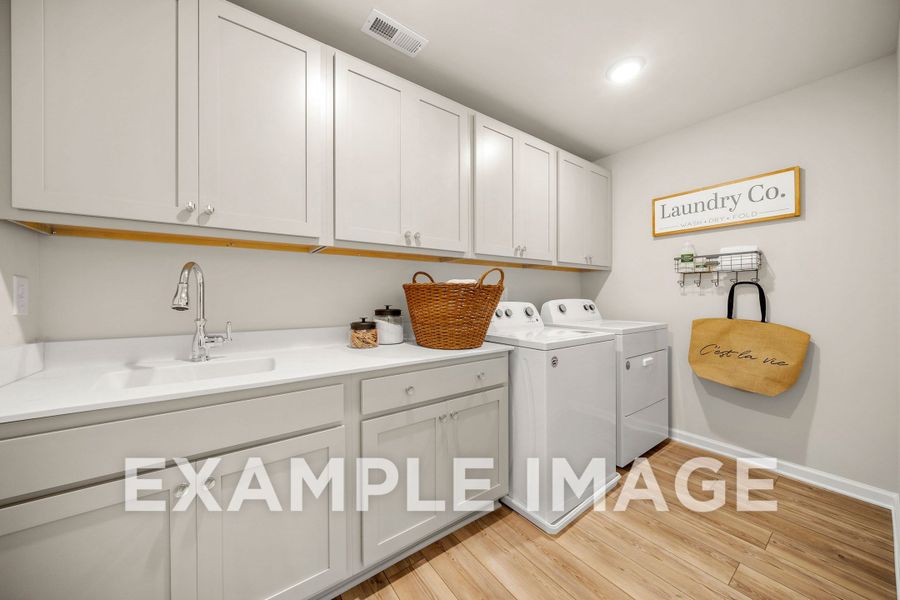 Representative furnished interior of a home built from the The Hickory B by Davidson Homes LLC in Cedar Farms, Winder (Image 27).