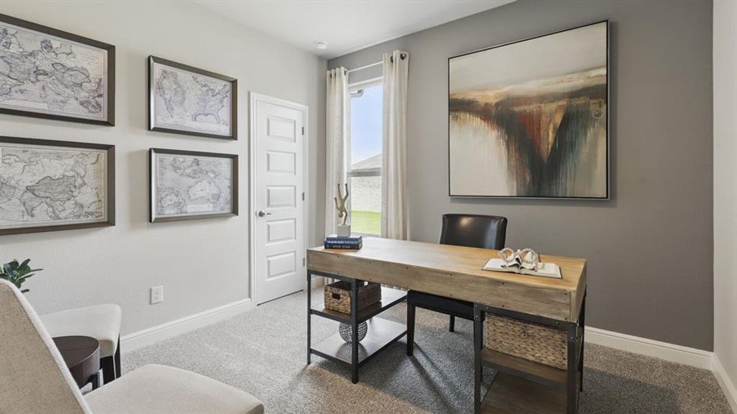 Furnished interior view inside a new home in Legado, Cleburne (Image 35).