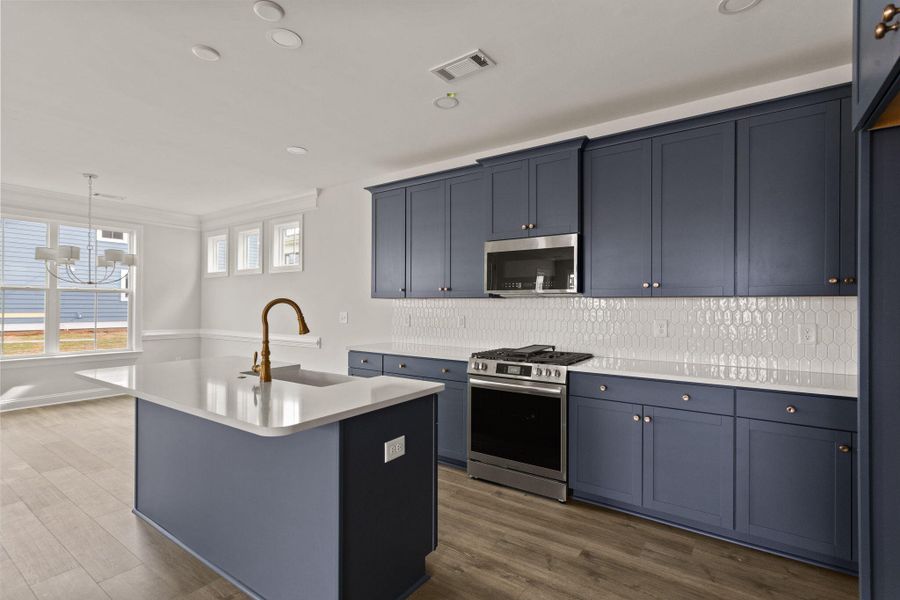 Furnished interior view inside a new home in Sweetgrass Station, Summerville (Image 7).