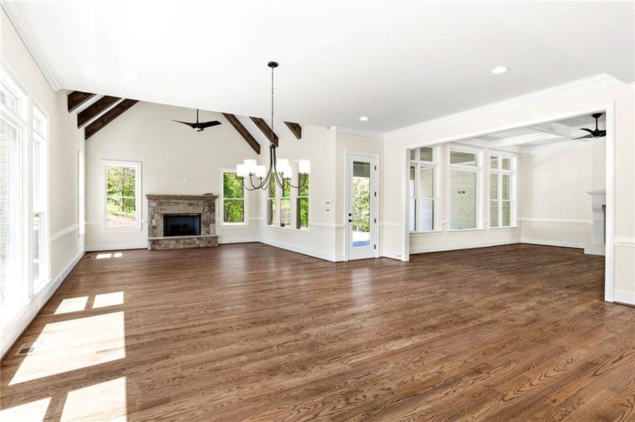 Spacious, unfurnished interior of a new home in , Canton (Image 16).