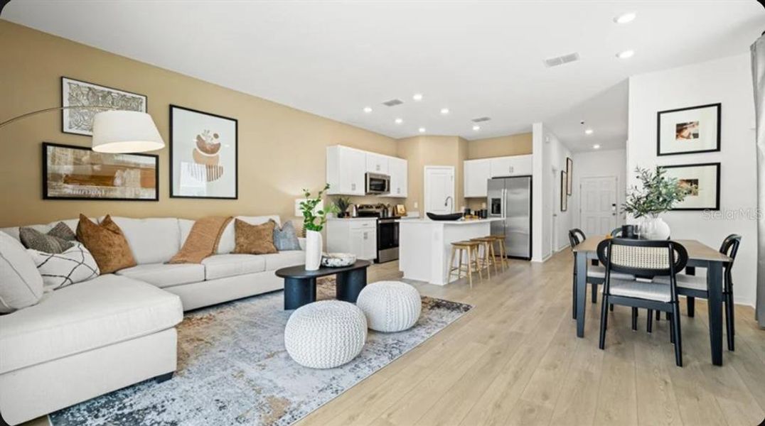 Furnished interior view inside a new home in The Towns at Tiburon, Nokomis (Image 14).
