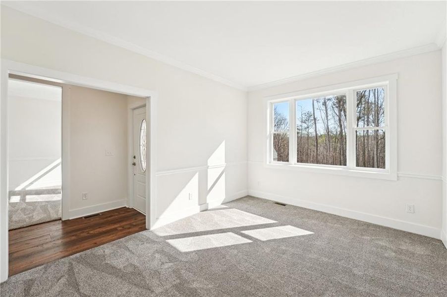 Spacious, unfurnished interior of a new home in , Canton (Image 61).