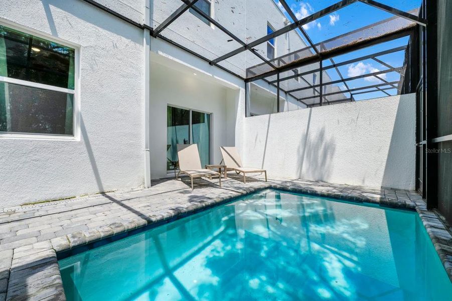 Exterior details and patio area of a home in , Davenport (Image 3). Exterior details and patio area of a home in , Davenport (Image 3).