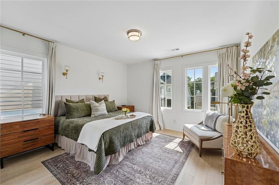 Furnished interior view inside a new home in Lakeside at River Green, Canton (Image 55).