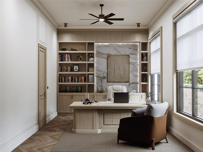 Furnished interior view inside a new home in , Dallas (Image 11). Furnished interior view inside a new home in , Dallas (Image 11).