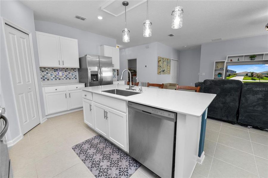 Furnished interior view inside a new home in Hunt Club Groves, Lake Wales (Image 34).