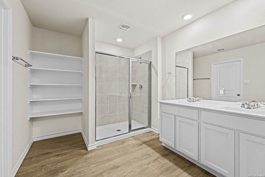 Furnished interior view inside a new home in Brookstone Creek, San Antonio (Image 8).