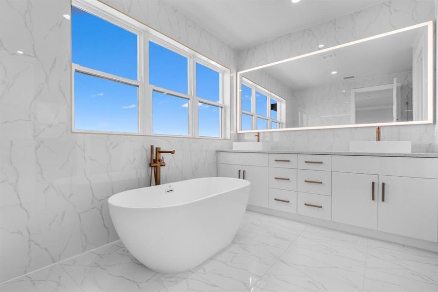 Furnished interior view inside a new home in , Apollo Beach (Image 9).