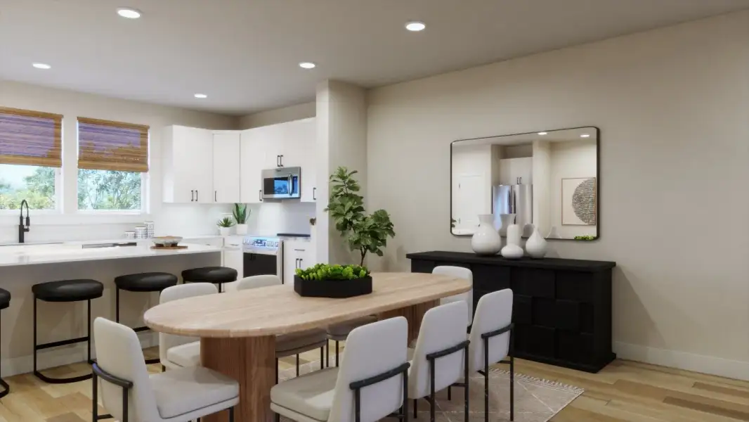 Representative furnished interior of a home built from the 2 Interior by Trumark Homes in Berkeley Villas, Denver (Image 5).