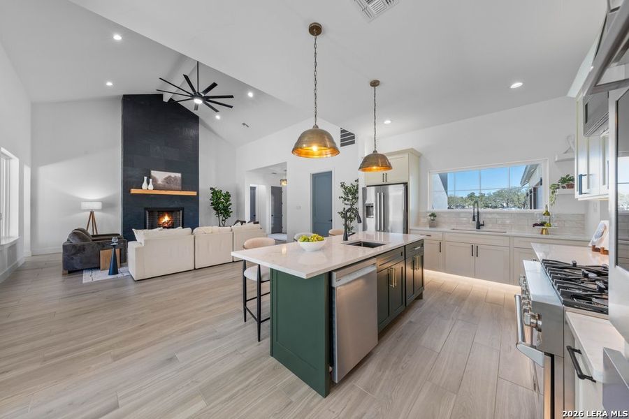 Furnished interior view inside a new home in , Bulverde (Image 37).