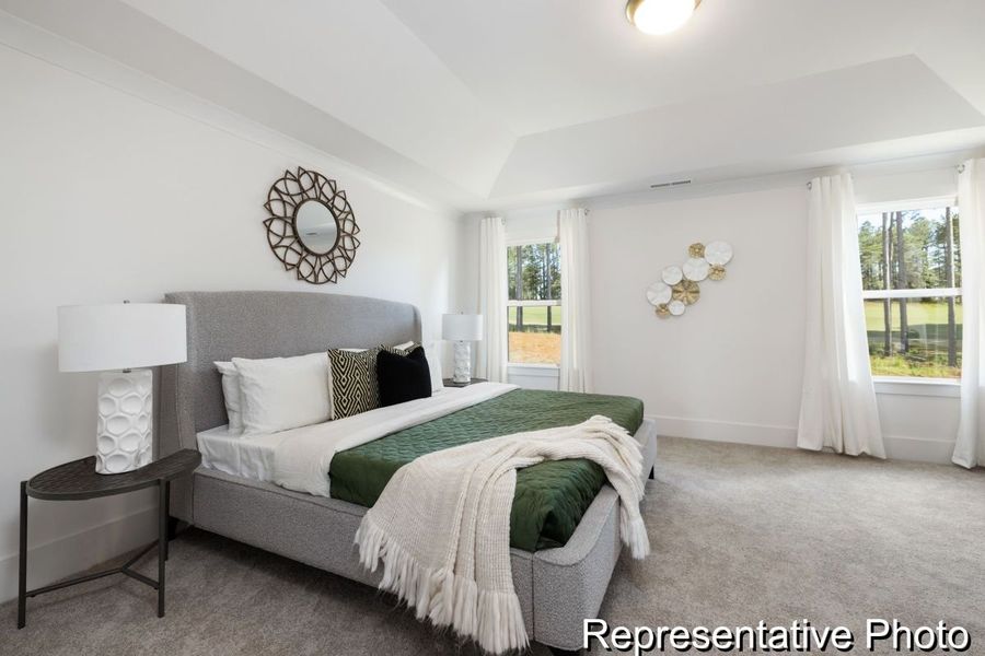 Furnished interior view inside a new home in River Rock, Winston-Salem (Image 21).