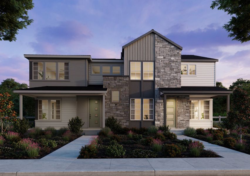 Representative exterior photo of a completed home built from the 3 by Trumark Homes in Trumark Homes at Sterling Ranch, Littleton, CO (Image 20).