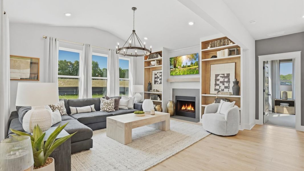 Representative furnished interior of a home built from the Stonefield by DRB Homes in Northcroft, Loganville (Image 20).