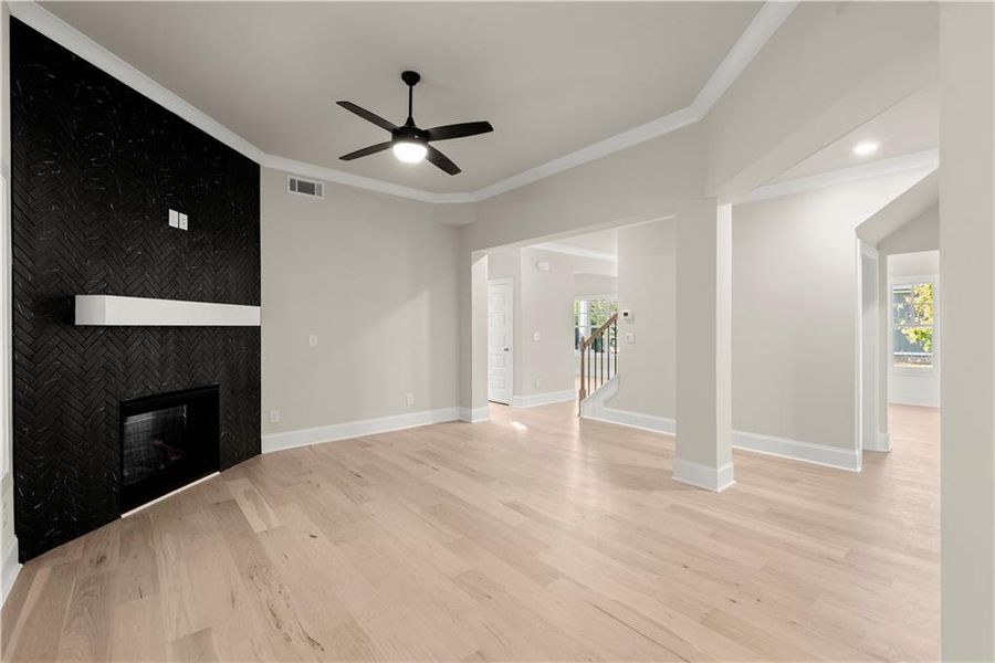 Spacious, unfurnished interior of a new home in , Covington (Image 32).