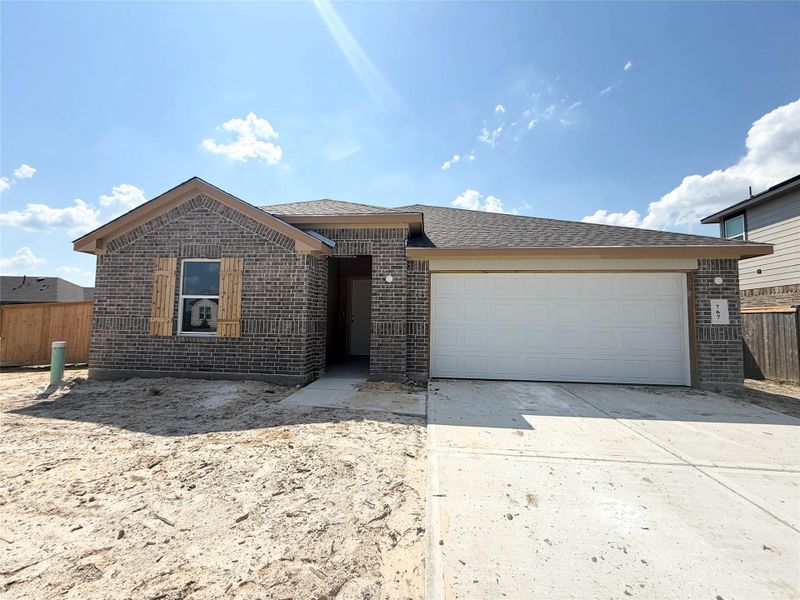 Exterior details and patio area of a home in River Ranch Trails, Dayton (Image 17). Exterior details and patio area of a home in River Ranch Trails, Dayton (Image 17).
